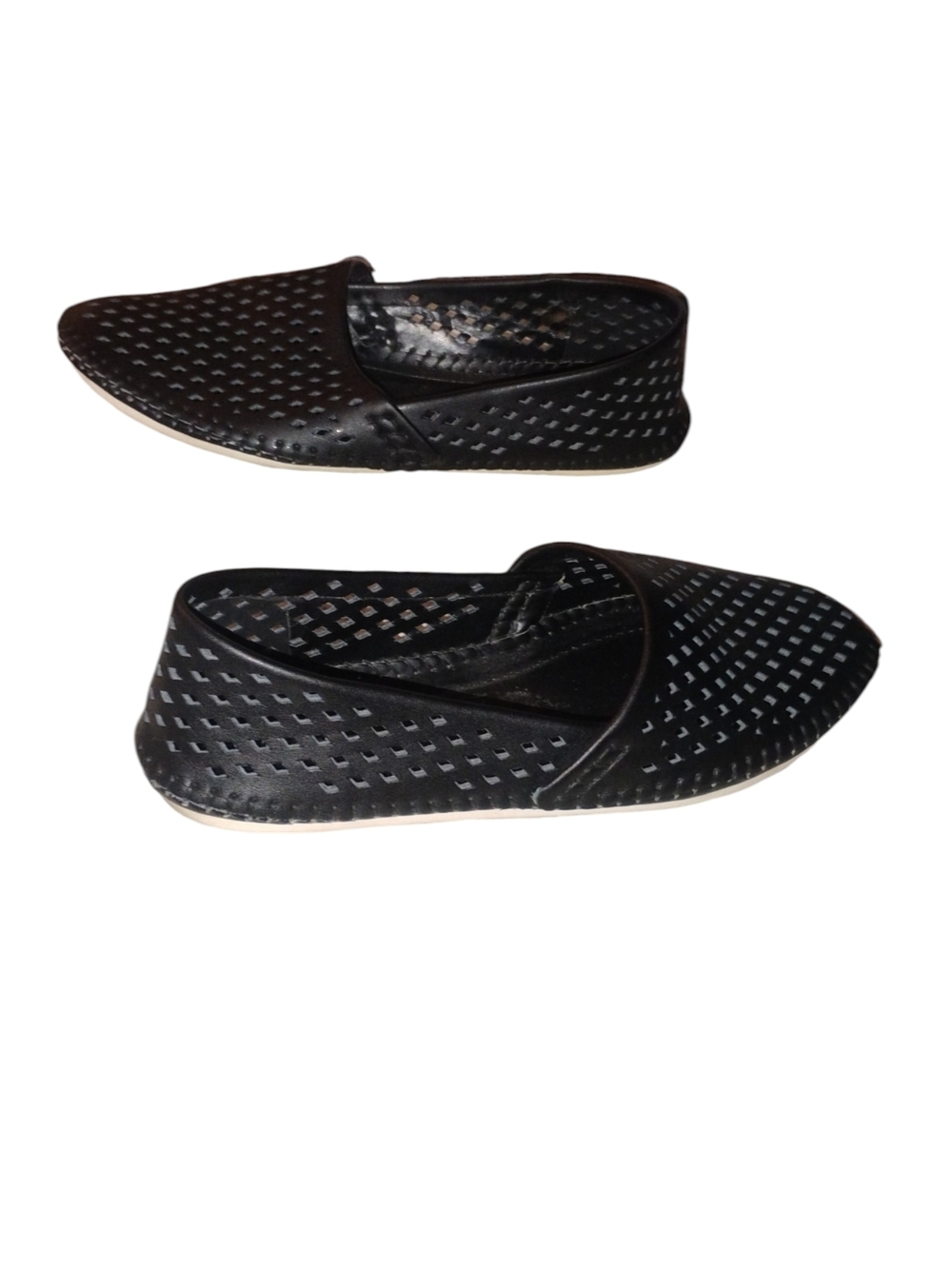BCBGeneration Black Perforated Slip-On Loafers SZ 7.5 - Picture 9 of 9